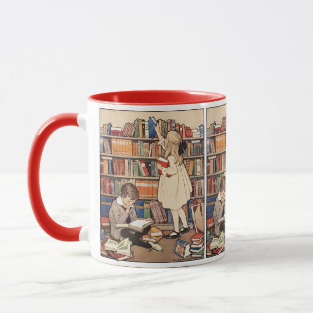Children's Book Week by Jessie Willcox Smith Mug (Left)