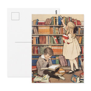 Children's Book Week by Jessie Willcox Smith Postcard