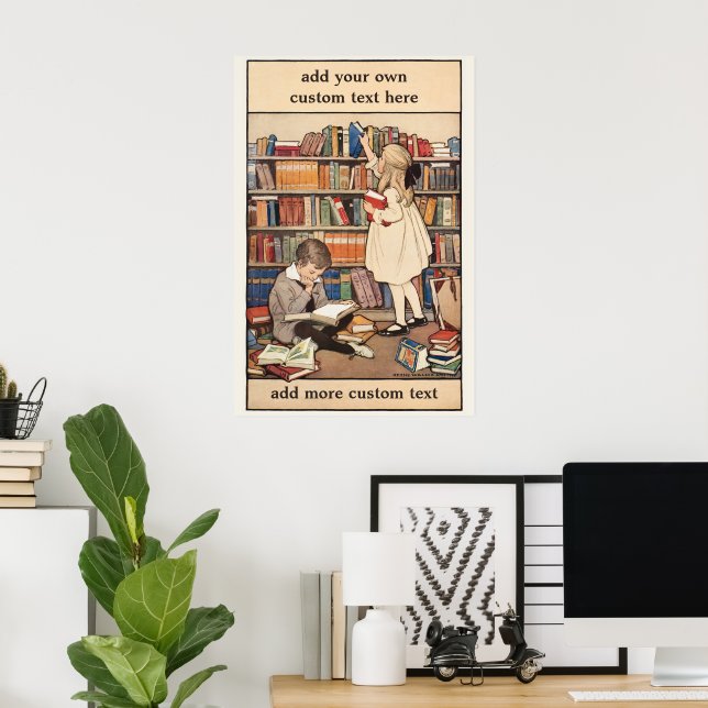 Children's Book Week by Jessie Willcox Smith Poster (Home Office)