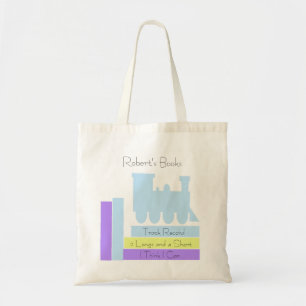 Children's Books with a Train Tote Bag