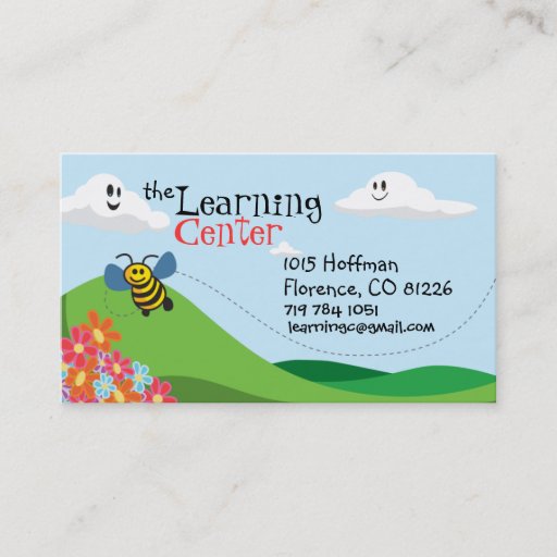 Customizable Childrens Business Card