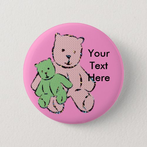 Childrens Button _ Personalize _ Name Tag