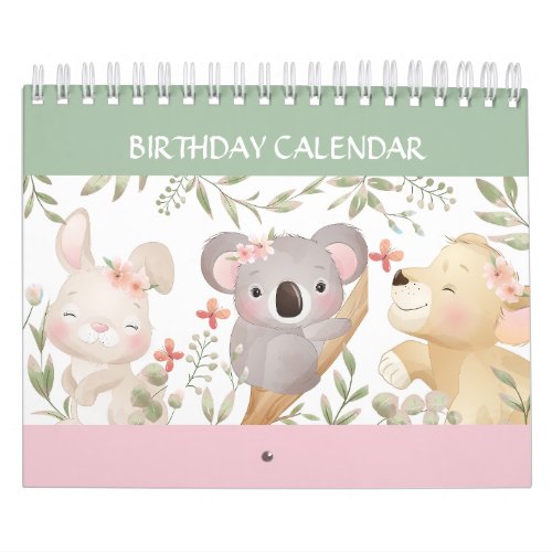Childrens Calendar with Agenda