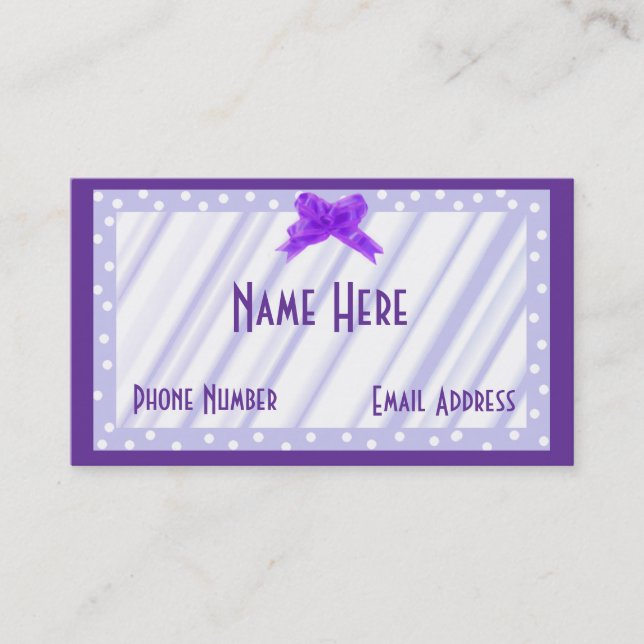 Children's Calling Card (Front)