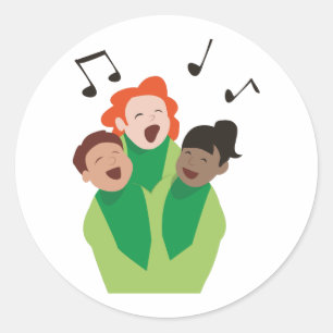 Children's Choir Classic Round Sticker
