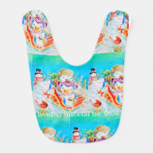 Children's Christmas Baby Bib