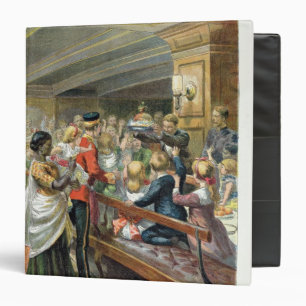 Children's Christmas Dinner at Sea 3 Ring Binder
