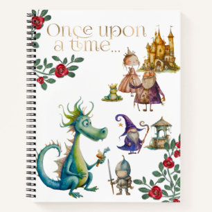 Children's Classic Fairy Tale Illustrations Notebook