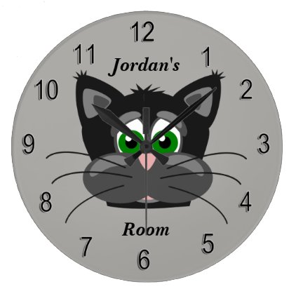 Children&#39;s Clock Cute Cat