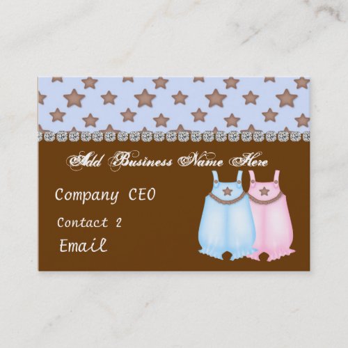 CHILDRENS Clothes Boutique CHIC Business Card