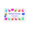 Children's Colorful Calling Card