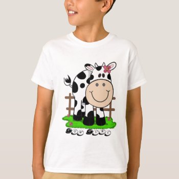 Children's  Cow Girl T-shirt by bubbasbunkhouse at Zazzle