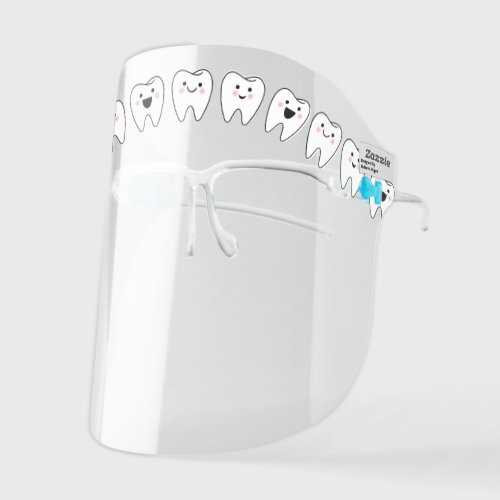 Childrens Cute Tooth Teeth Kids Face Shield