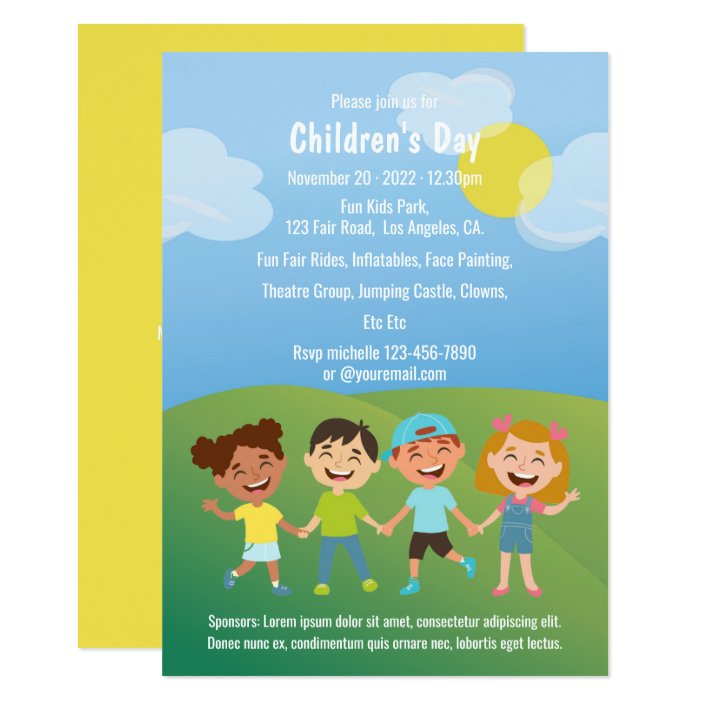 Children's Day Invitation