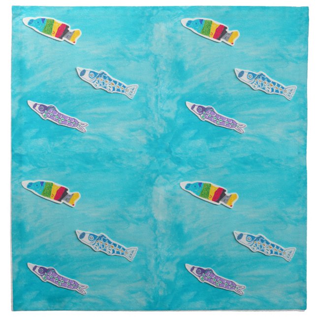Children's Day Koinobori napkins (Front)