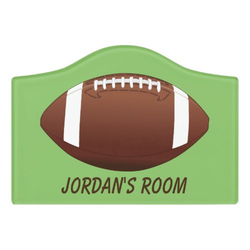 Childrens Door Sign Football