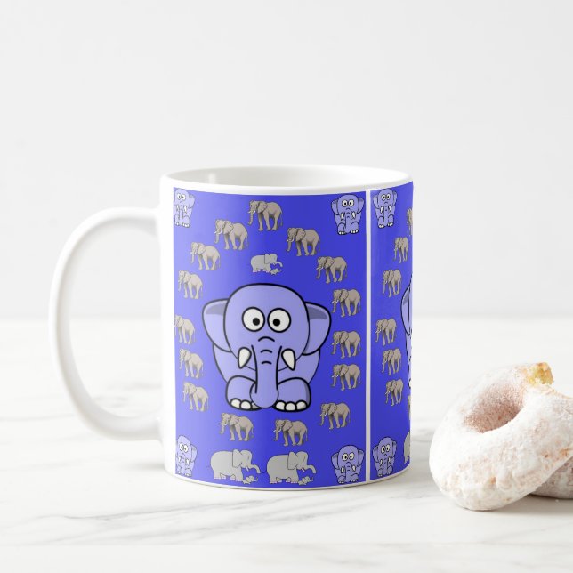 Children's Elephant Mug (With Donut)