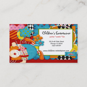 Children's Entertainer Business Card