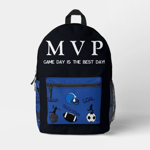 Children's Expression Collection- Boys Printed Backpack