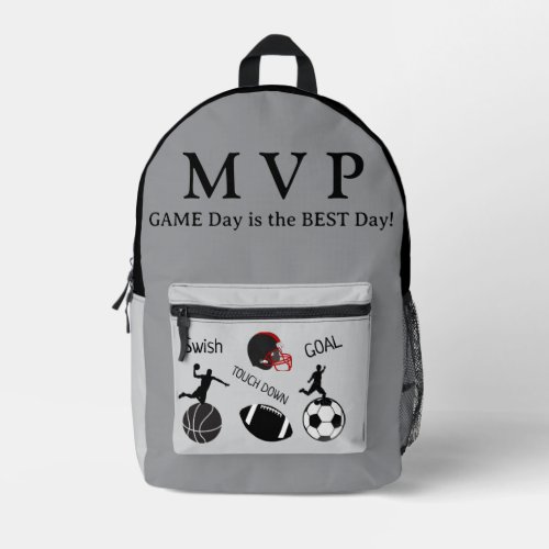 Children's Expression Collection -Boys Printed Backpack