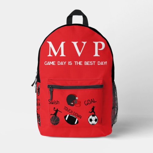 Children's Expression Collection- Boys Printed Backpack