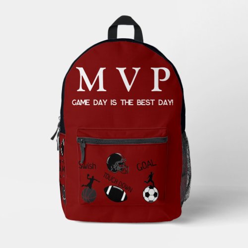 Children's Expression Collection- Boys Printed Backpack