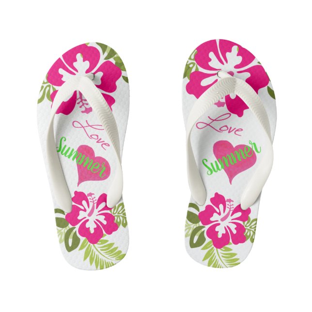 Children's Expression Collection Girl's Kid's Flip Flops (Footbed)