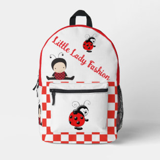 Children's Expression Collection: Girls Printed Backpack