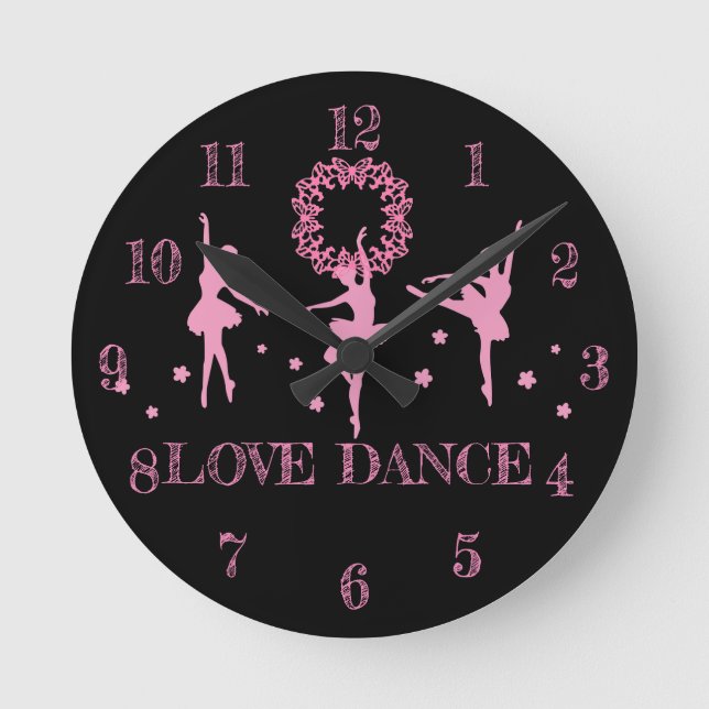 Children's Expression Collection Girl's   Round Clock (Front)