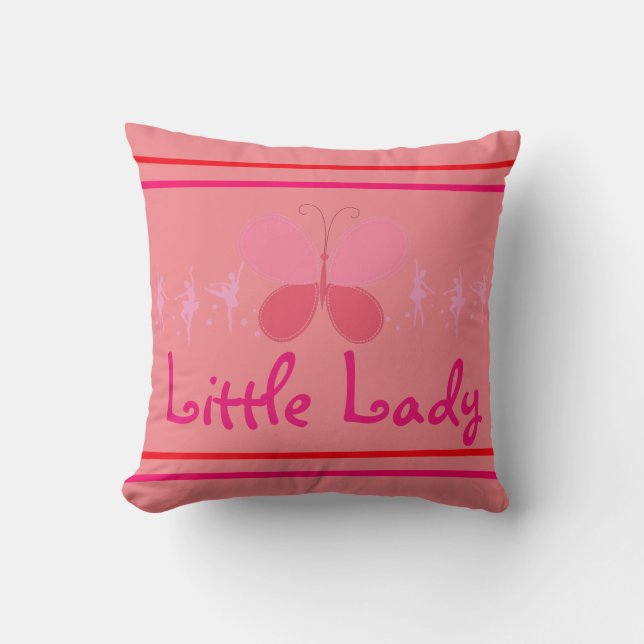 Children's Expression Collection Throw Pillow (Front)