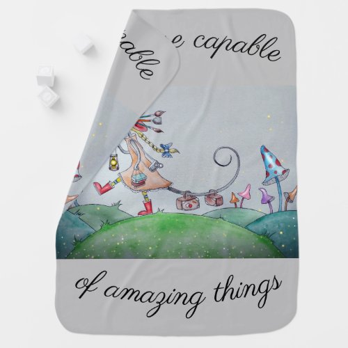 Childrens Fairy Tale Baby Blanket