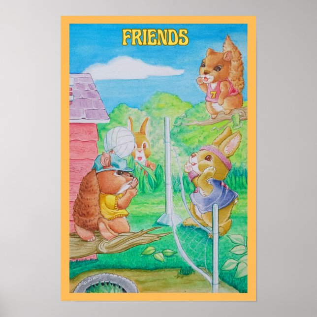 Children's Friends Poster  (Front)