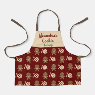 Childrens Fun Holiday Cookie Baking All Over Print Apron