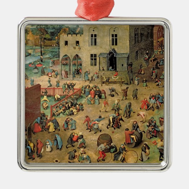 Children's Games , 1560 Metal Ornament (Front)