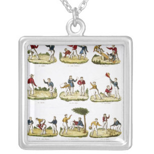 Children's Games, 1810 Silver Plated Necklace
