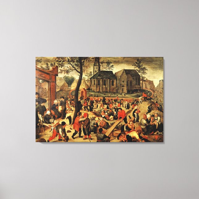 Children's Games Canvas Print (Front)