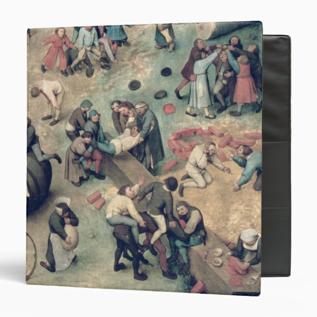 Children's Games : detail of bottom right-hand 3 Ring Binder (Front/Inside)