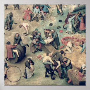 Children's Games : detail of bottom right-hand Poster