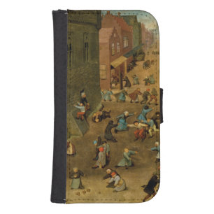Children's Games : detail of top right hand Samsung S4 Wallet Case