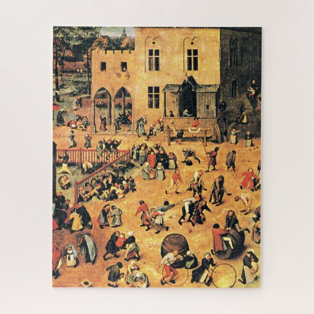Children's Games, fine art painting, Jigsaw Puzzle (Vertical)