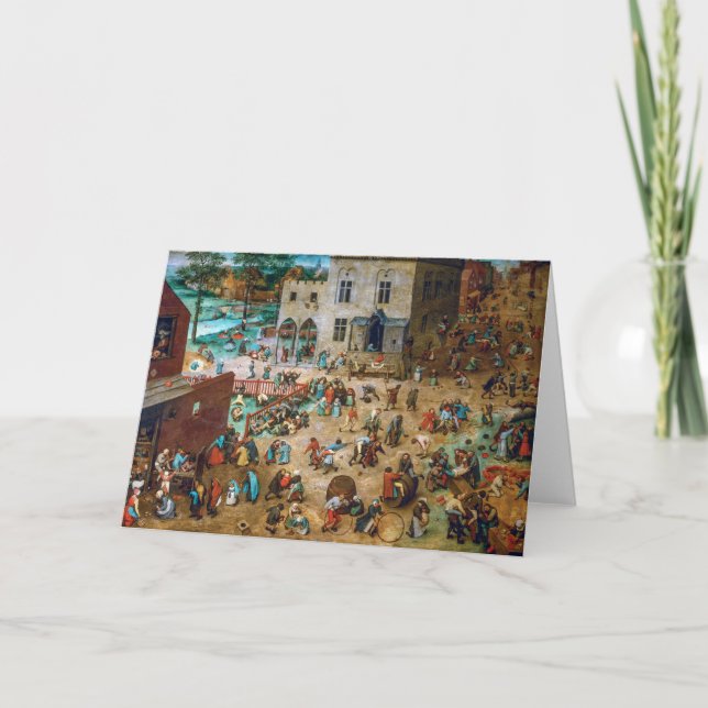 Children's Games | Pieter Bruegel the Elder | Card (Front)