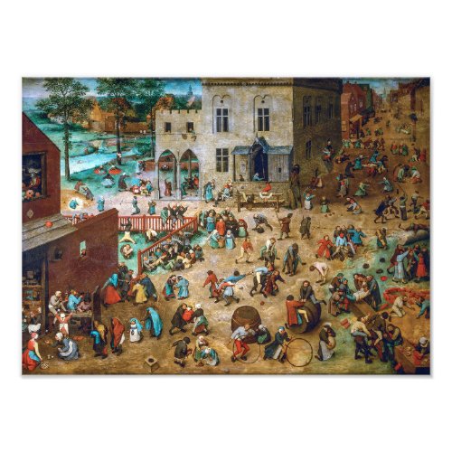 Childrens Games  Pieter Bruegel the Elder  Photo Print