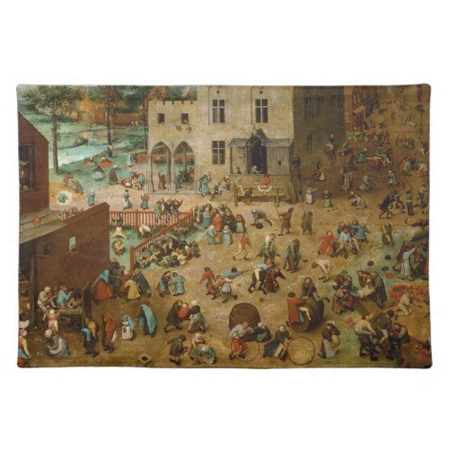 Childrens Games Pieter Bruegel the Elder Placemat
