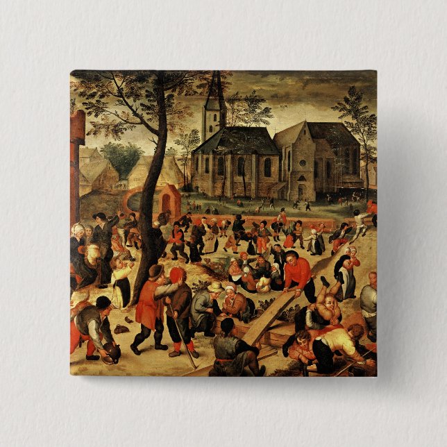 Children's Games Pinback Button (Front)