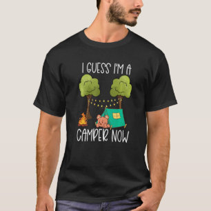 Childrens Glamping Gear Cute Bear Tent Camping Stu T-Shirt