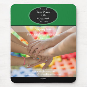 Children's Hands Promotional Mouse Pad - HAMbyWG