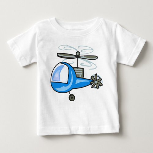 Childrens Helicopter Baby T_Shirt