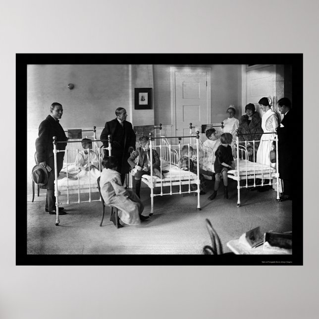 Children's Hospital in New York 1920 Poster (Front)