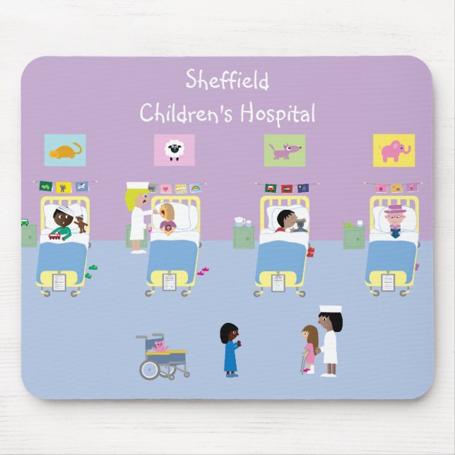 Children's Hospital Ward Customizable Mouse Pad (Front)