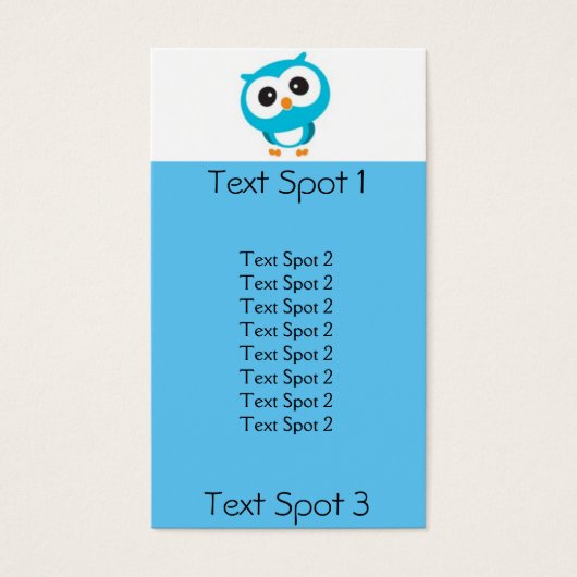 Children's Information Card (Front)